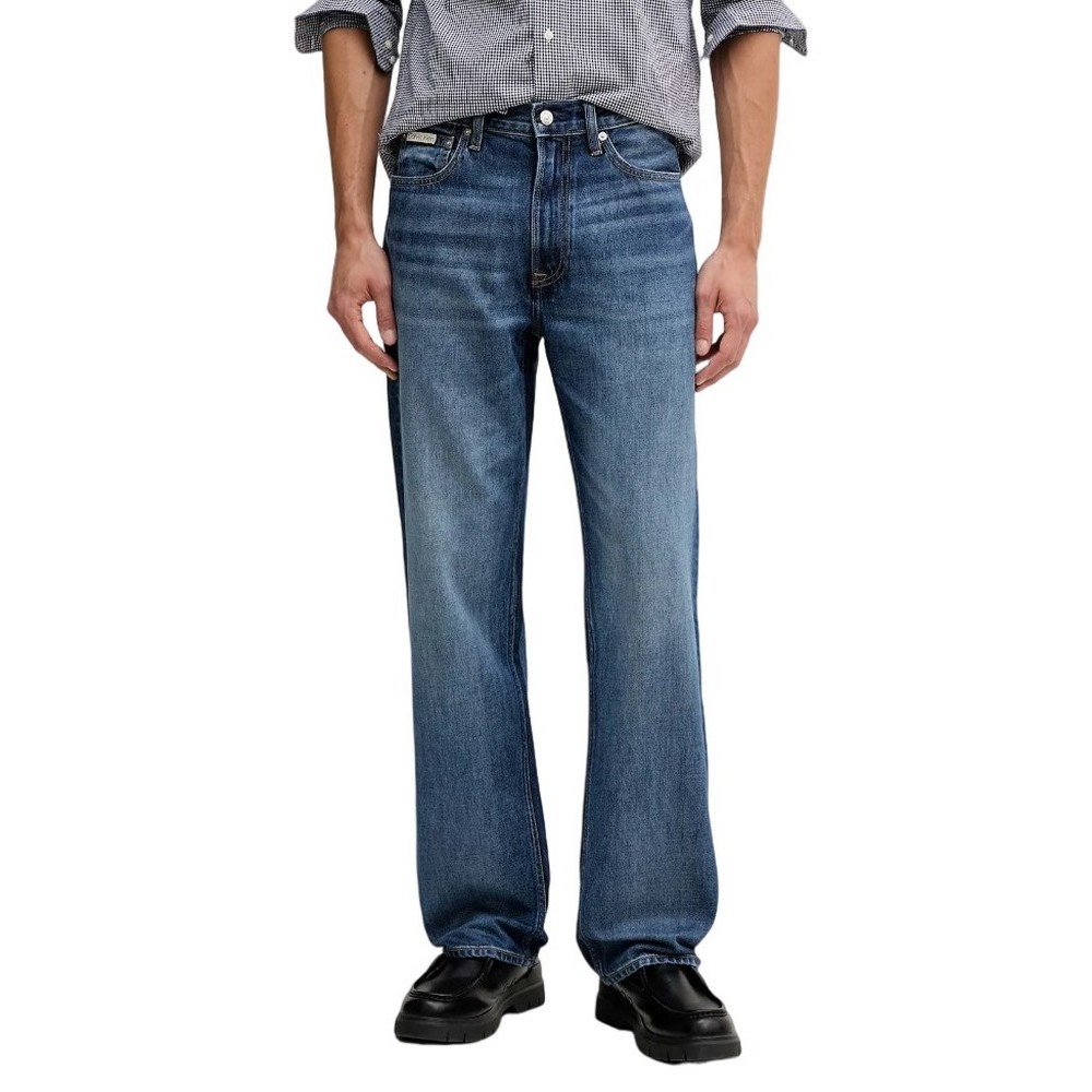 CALVIN KLEIN JEANS 90S STRAIGHT HORIZON JEAN ΠΑΝΤΕΛΟΝΙ ΑΝΔΡΙΚΟ BLUΕ DENIM