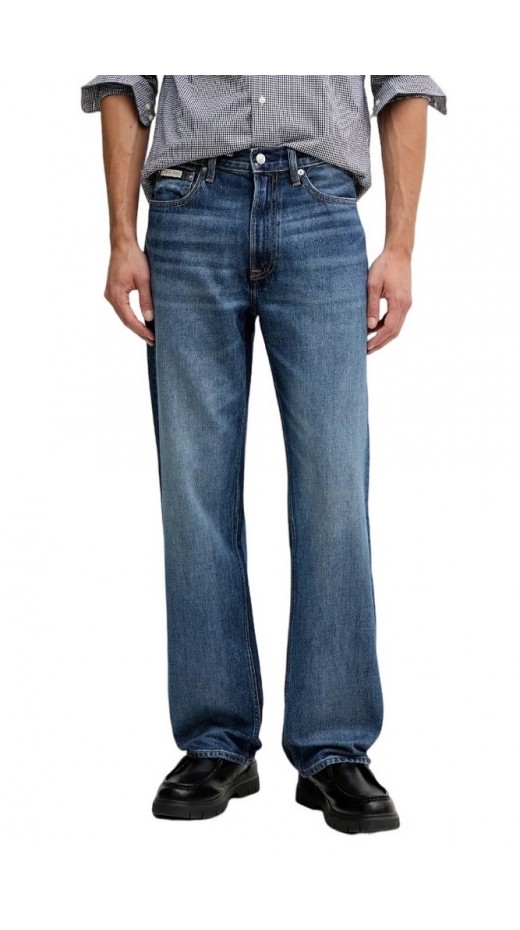 CALVIN KLEIN JEANS 90S STRAIGHT HORIZON JEAN ΠΑΝΤΕΛΟΝΙ ΑΝΔΡΙΚΟ BLUΕ DENIM
