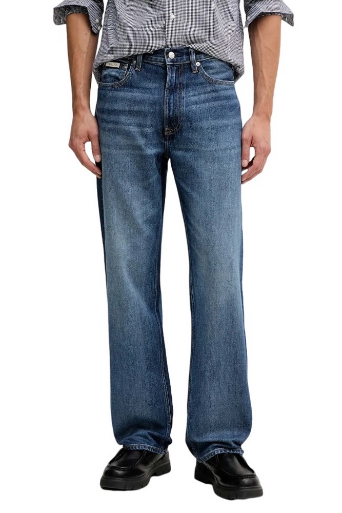 CALVIN KLEIN JEANS 90S STRAIGHT HORIZON JEAN ΠΑΝΤΕΛΟΝΙ ΑΝΔΡΙΚΟ BLUΕ DENIM