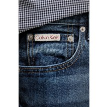 CALVIN KLEIN JEANS 90S STRAIGHT HORIZON JEAN ΠΑΝΤΕΛΟΝΙ ΑΝΔΡΙΚΟ BLUΕ DENIM