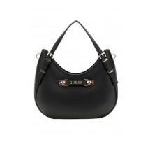 GUESS LEFIA SMALL SATCHEL ΤΣΑΝΤΑ ΓΥΝΑΙΚΕΙΑ BLACK