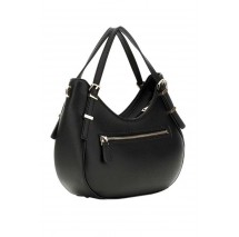 GUESS LEFIA SMALL SATCHEL ΤΣΑΝΤΑ ΓΥΝΑΙΚΕΙΑ BLACK