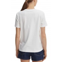 CALVIN KLEIN JEANS WOVEN LABEL CLASSIC FIT T-SHIRT ΜΠΛΟΥΖΑ ΓΥΝΑΙΚΕΙΑ BRIGHT WHITE