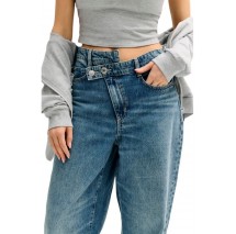 GUESS GINA WIDE LEG PANT ΠΑΝΤΕΛΟΝΙ ΤΖΙΝ ΓΥΝΑΙΚΕΙΟ BLUΕ DENIM