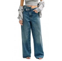 GUESS GINA WIDE LEG PANT ΠΑΝΤΕΛΟΝΙ ΤΖΙΝ ΓΥΝΑΙΚΕΙΟ BLUΕ DENIM