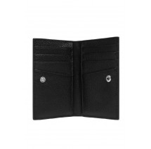 CALVIN KLEIN EMBLEM HW PEBBLE SNAP CARDHOLDER ΠΟΡΤΟΦΟΛΙ ΓΥΝΑΙΚΕΙΟ BLACK