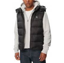 CALVIN KLEIN JEANS SVLS NYLON ZIP OFF HOOD DOWN PUF ΑΜΑΝΙΚΟ ΜΠΟΥΦΑΝ ΑΝΔΡΙΚΟ BLACK