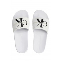 CALVIN KLEIN JEANS SLIDE MONOGRAM CO ΠΑΝΤΟΦΛΑ ΑΝΔΡΙΚΗ WHITE