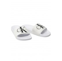 CALVIN KLEIN JEANS SLIDE MONOGRAM CO ΠΑΝΤΟΦΛΑ ΑΝΔΡΙΚΗ WHITE