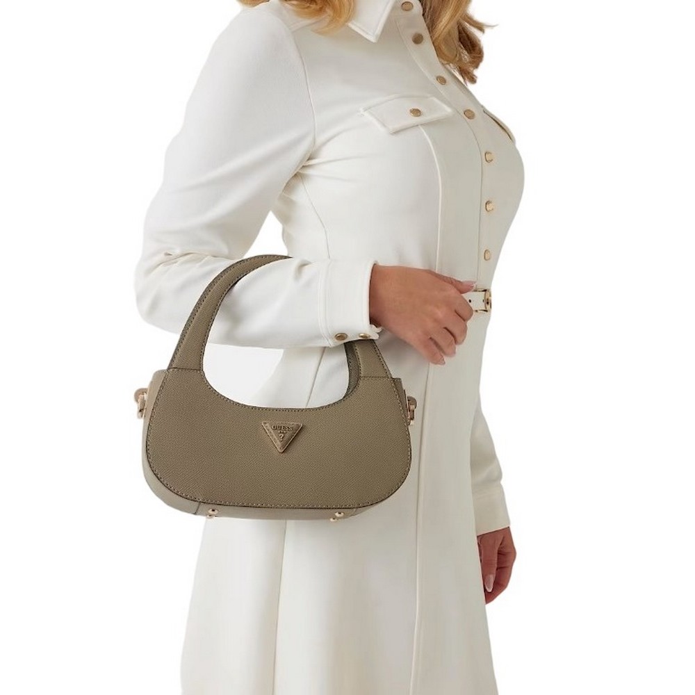 GUESS ECO JAZLYNN HOBO CROSSBODY ΤΣΑΝΤΑ ΓΥΝΑΙΚΕΙ? SAGE