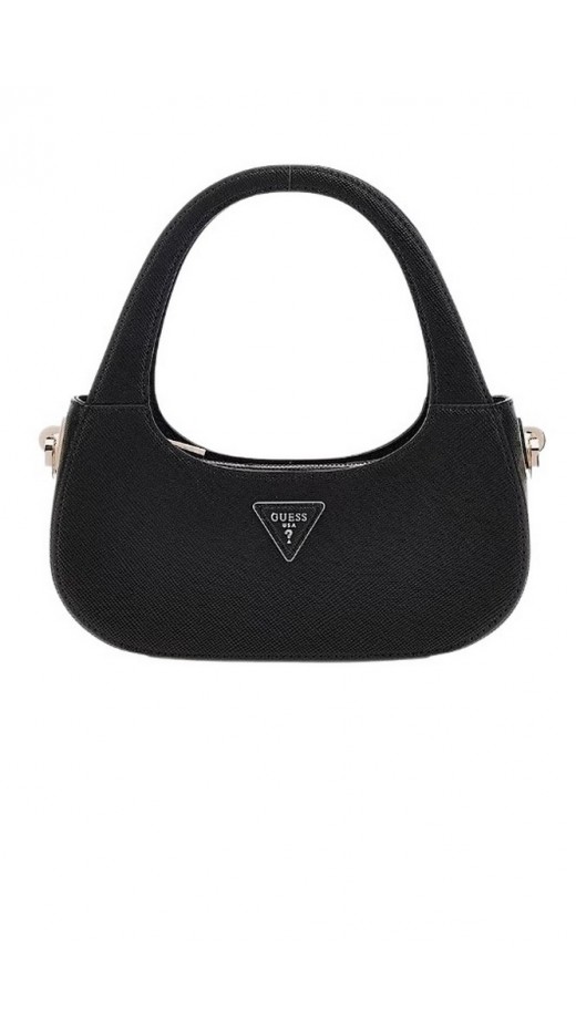 GUESS ECO JAZLYNN HOBO CROSSBODY ΤΣΑΝΤΑ ΓΥΝΑΙΚΕΙ? BLACK