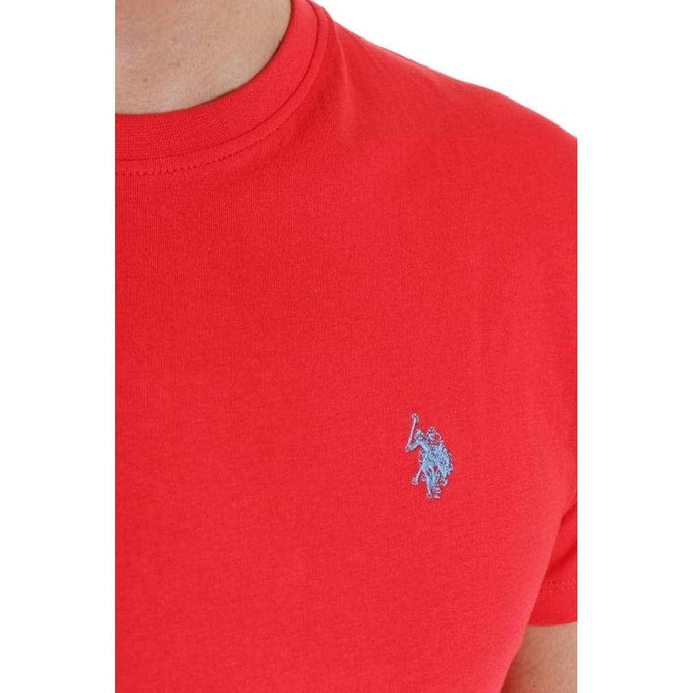 U.S POLO ASSN 49351 T-SHIRT ΜΠΛΟΥΖΑ ΑΝΔΡΙΚH CORAL