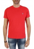 U.S POLO ASSN 49351 T-SHIRT ΜΠΛΟΥΖΑ ΑΝΔΡΙΚH CORAL