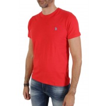 U.S POLO ASSN 49351 T-SHIRT ΜΠΛΟΥΖΑ ΑΝΔΡΙΚH CORAL