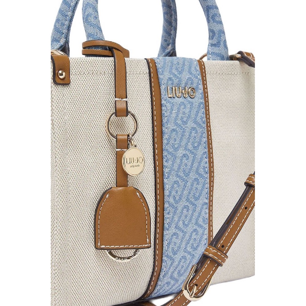 LIU JO RIDHI AA6192T388A TOTE BAG ΤΣΑΝΤΑ ΓΥΝΑΙΚΕΙΑ BEIGE
