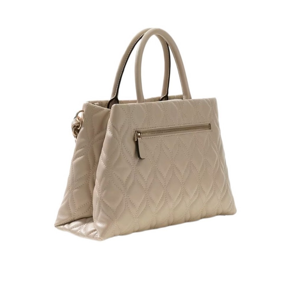 GUESS MAXINE GIRLFRIEND SATCHEL ΤΣΑΝΤΑ ΓΥΝΑΙΚΕΙΑ TAUPE