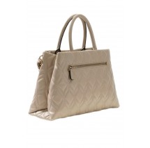 GUESS MAXINE GIRLFRIEND SATCHEL ΤΣΑΝΤΑ ΓΥΝΑΙΚΕΙΑ TAUPE