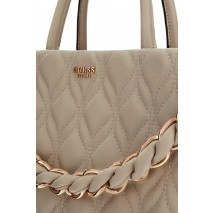 GUESS MAXINE GIRLFRIEND SATCHEL ΤΣΑΝΤΑ ΓΥΝΑΙΚΕΙΑ TAUPE