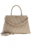 GUESS MAXINE GIRLFRIEND SATCHEL ΤΣΑΝΤΑ ΓΥΝΑΙΚΕΙΑ TAUPE