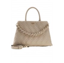 GUESS MAXINE GIRLFRIEND SATCHEL ΤΣΑΝΤΑ ΓΥΝΑΙΚΕΙΑ TAUPE