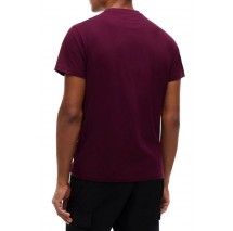 TOMMY JEANS SLIM TOMMY T-SHIRT ΜΠΛΟΥΖΑ ΑΝΔΡΙΚΗ BERRY