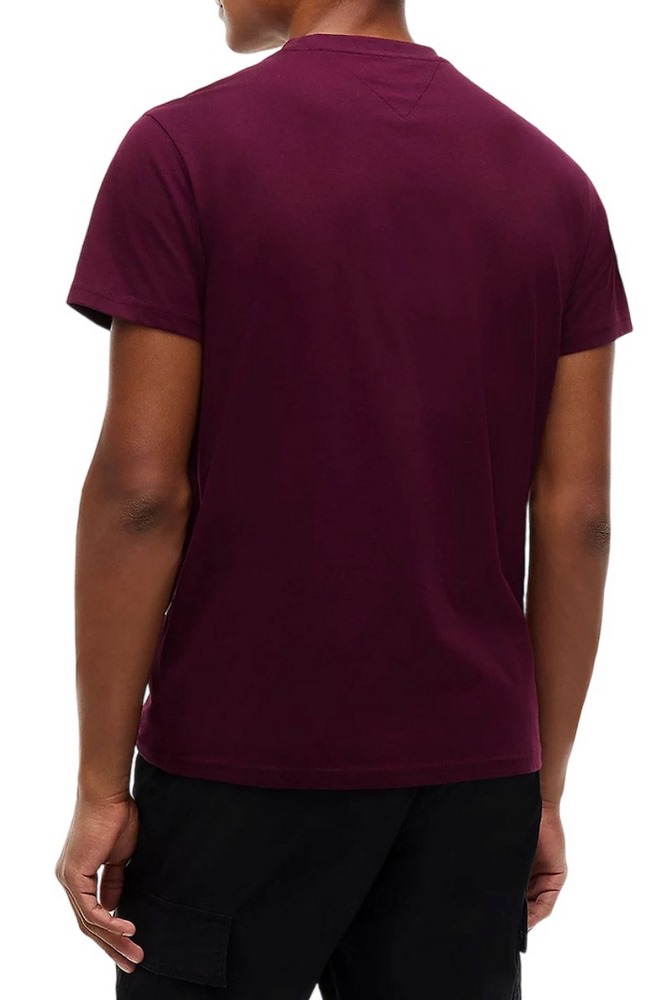 TOMMY JEANS SLIM TOMMY T-SHIRT ΜΠΛΟΥΖΑ ΑΝΔΡΙΚΗ BERRY