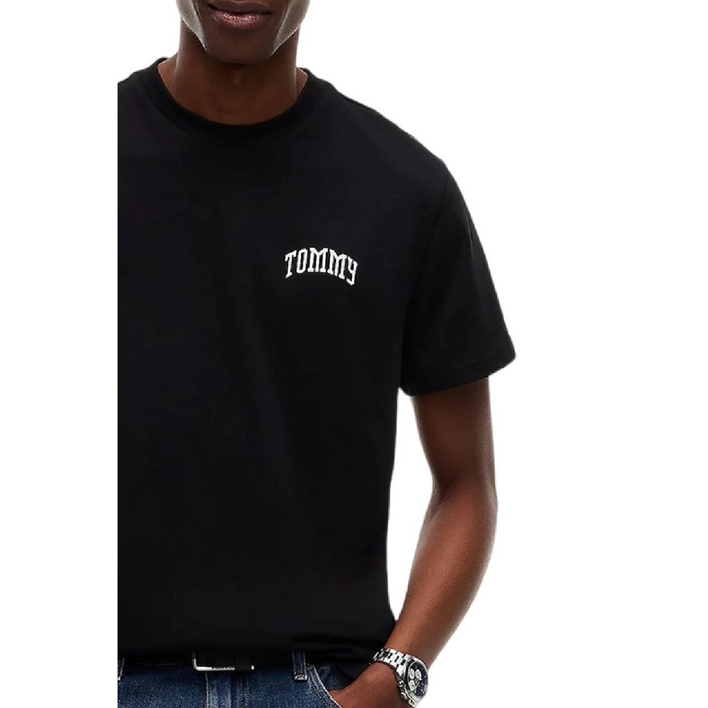 TOMMY JEANS SLIM TOMMY T-SHIRT ΜΠΛΟΥΖΑ ΑΝΔΡΙΚΗ BLACK