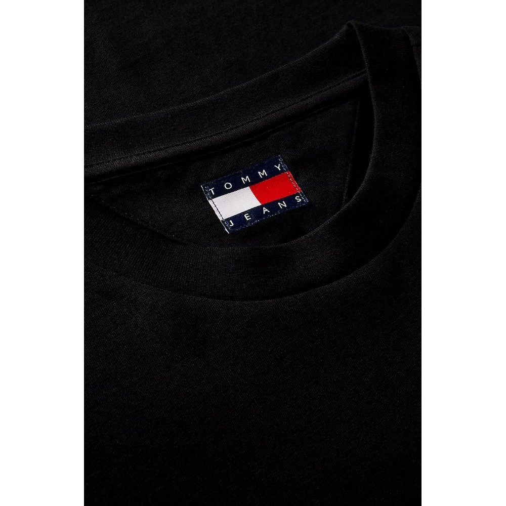 TOMMY JEANS SLIM TOMMY T-SHIRT ΜΠΛΟΥΖΑ ΑΝΔΡΙΚΗ BLACK