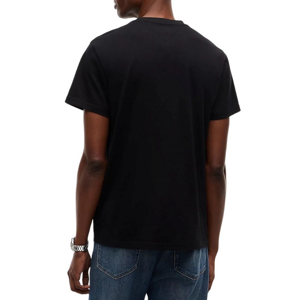 TOMMY JEANS SLIM TOMMY T-SHIRT ΜΠΛΟΥΖΑ ΑΝΔΡΙΚΗ BLACK