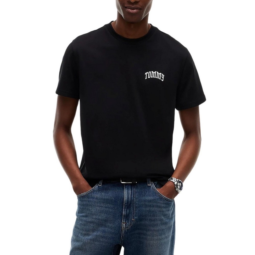 TOMMY JEANS SLIM TOMMY T-SHIRT ΜΠΛΟΥΖΑ ΑΝΔΡΙΚΗ BLACK