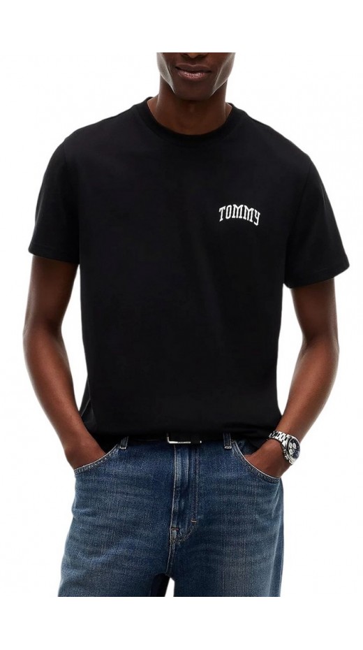 TOMMY JEANS SLIM TOMMY T-SHIRT ΜΠΛΟΥΖΑ ΑΝΔΡΙΚΗ BLACK