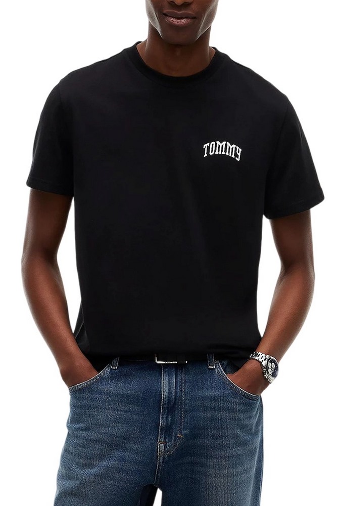 TOMMY JEANS SLIM TOMMY T-SHIRT ΜΠΛΟΥΖΑ ΑΝΔΡΙΚΗ BLACK