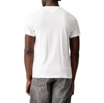 TOMMY JEANS SLIM TOMMY T-SHIRT ΜΠΛΟΥΖΑ ΑΝΔΡΙΚΗ OFF WHITE