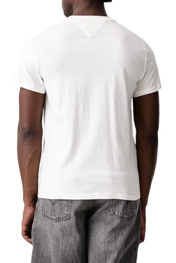 TOMMY JEANS SLIM TOMMY T-SHIRT ΜΠΛΟΥΖΑ ΑΝΔΡΙΚΗ OFF WHITE
