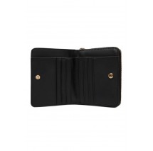 TOMMY HILFIGER ICON MED ZA W/FLAP MONO ΠΟΡΤΟΦΟΛΙ ΓΥΝΑΙΚΕΙΟ BLACK