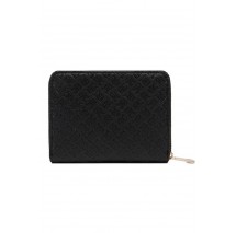 TOMMY HILFIGER ICON MED ZA W/FLAP MONO ΠΟΡΤΟΦΟΛΙ ΓΥΝΑΙΚΕΙΟ BLACK