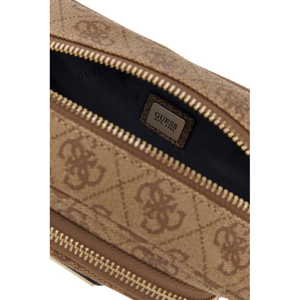 GUESS LATONA BELT BAG ΤΣΑΝΤΑ ΓΥΝΑΙΚΕΙΑ LATTE
