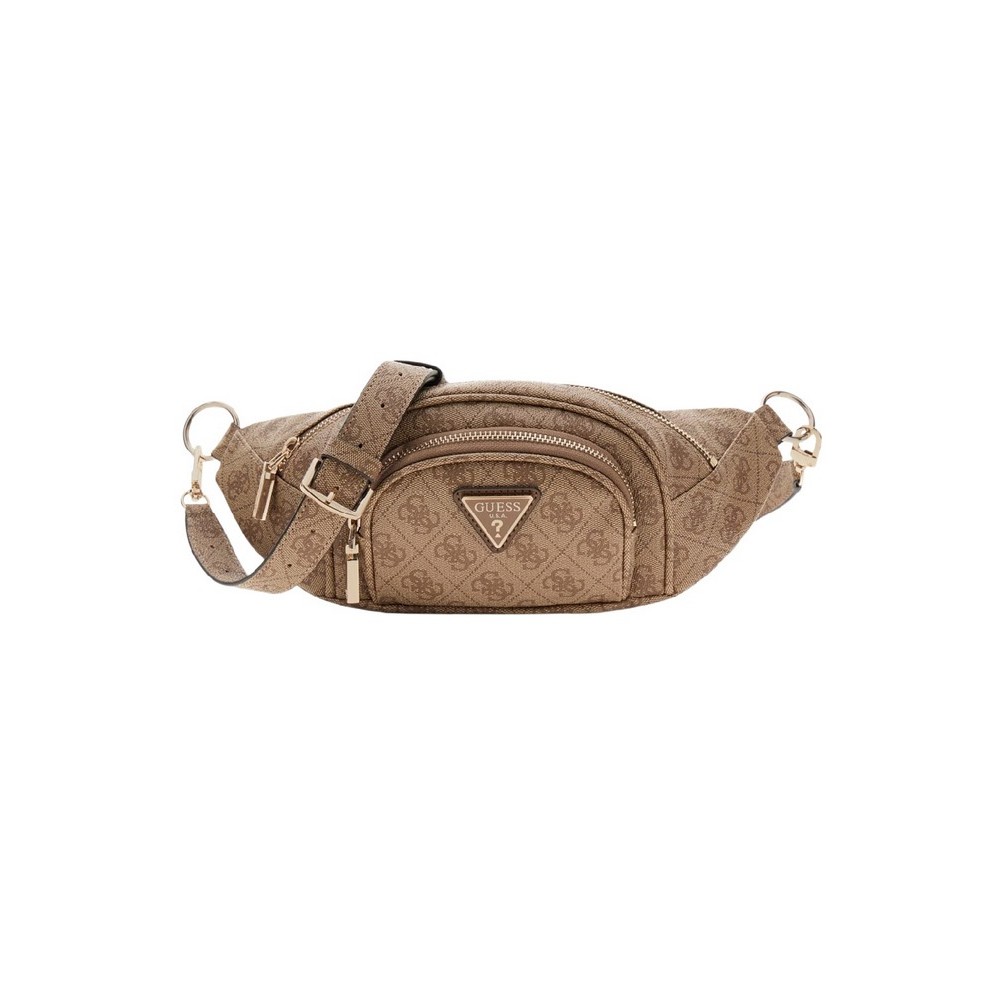 GUESS LATONA BELT BAG ΤΣΑΝΤΑ ΓΥΝΑΙΚΕΙΑ LATTE