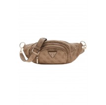 GUESS LATONA BELT BAG ΤΣΑΝΤΑ ΓΥΝΑΙΚΕΙΑ LATTE