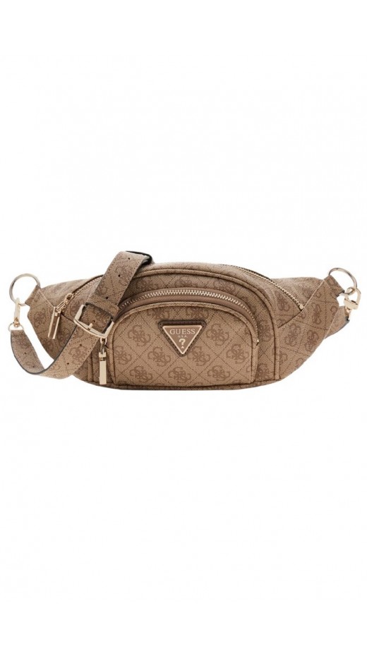 GUESS LATONA BELT BAG ΤΣΑΝΤΑ ΓΥΝΑΙΚΕΙΑ LATTE