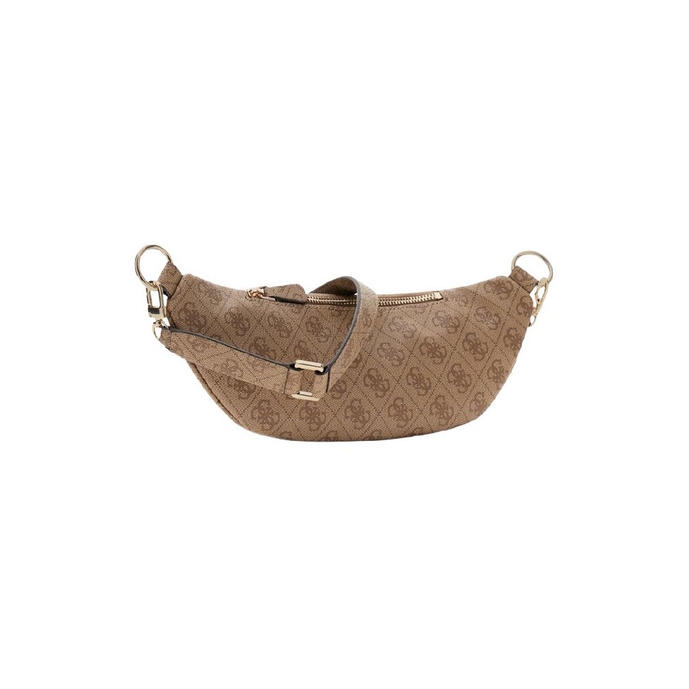 GUESS LATONA BELT BAG ΤΣΑΝΤΑ ΓΥΝΑΙΚΕΙΑ LATTE