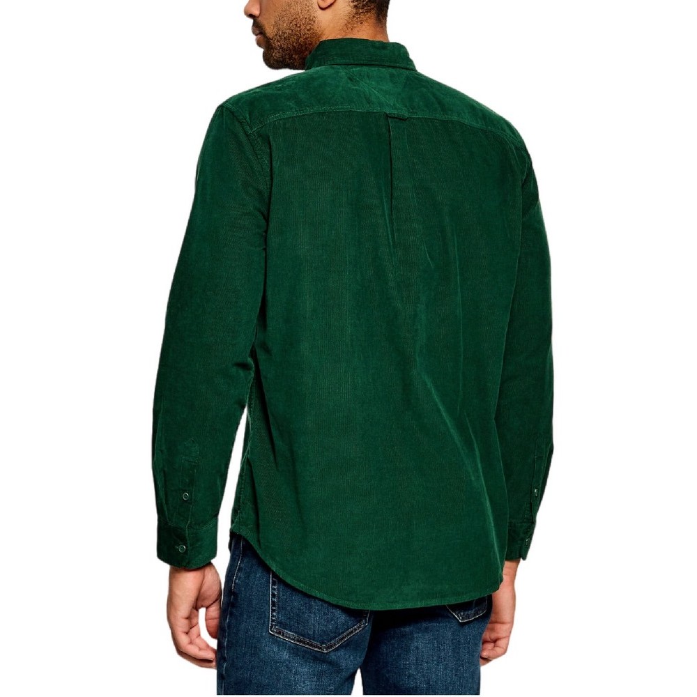 TOMMY JEANS REG BABY CORDUROY SHIRT EXT ΠΟΥΚΑΜΙΣΟ ΑΝΔΡΙΚΟ DARK GREEN