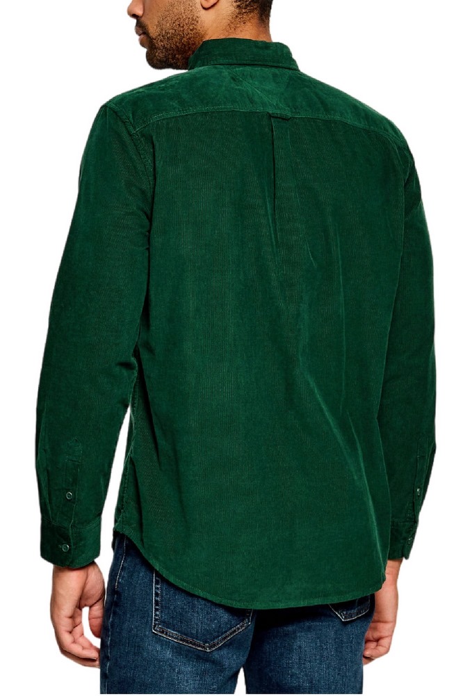 TOMMY JEANS REG BABY CORDUROY SHIRT EXT ΠΟΥΚΑΜΙΣΟ ΑΝΔΡΙΚΟ DARK GREEN