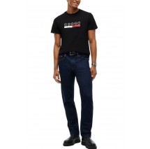 TOMMY JEANS SLIM DNA PLAY T-SHIRT ΜΠΛΟΥΖΑ ΑΝΔΡΙΚΗ BLACK