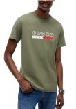 TOMMY JEANS SLIM DNA PLAY T-SHIRT ΜΠΛΟΥΖΑ ΑΝΔΡΙΚΗ OLIVE