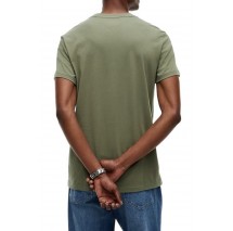 TOMMY JEANS SLIM DNA PLAY T-SHIRT ΜΠΛΟΥΖΑ ΑΝΔΡΙΚΗ OLIVE