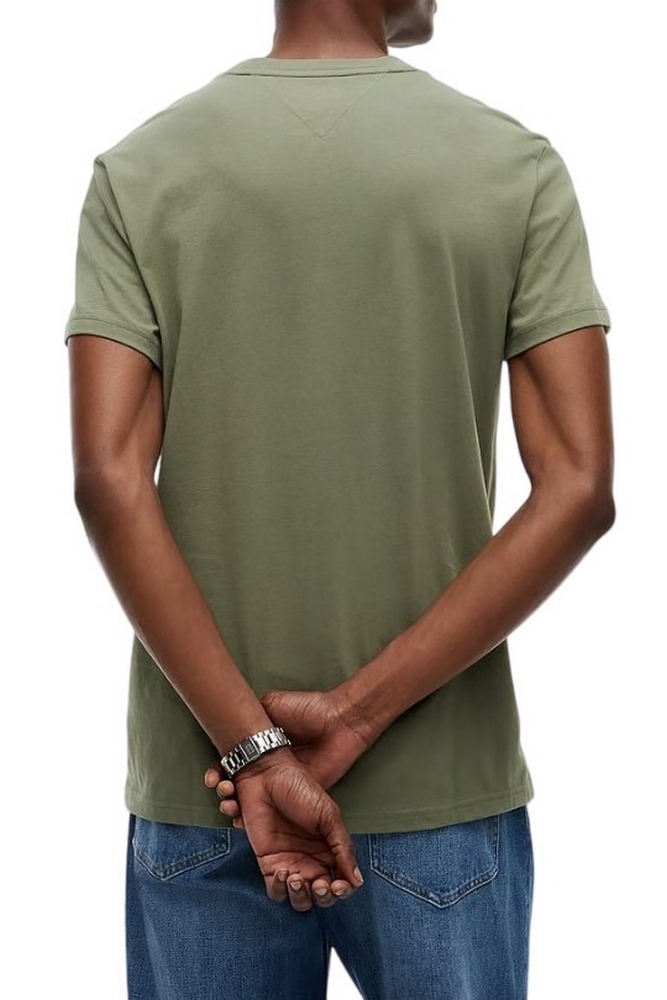 TOMMY JEANS SLIM DNA PLAY T-SHIRT ΜΠΛΟΥΖΑ ΑΝΔΡΙΚΗ OLIVE