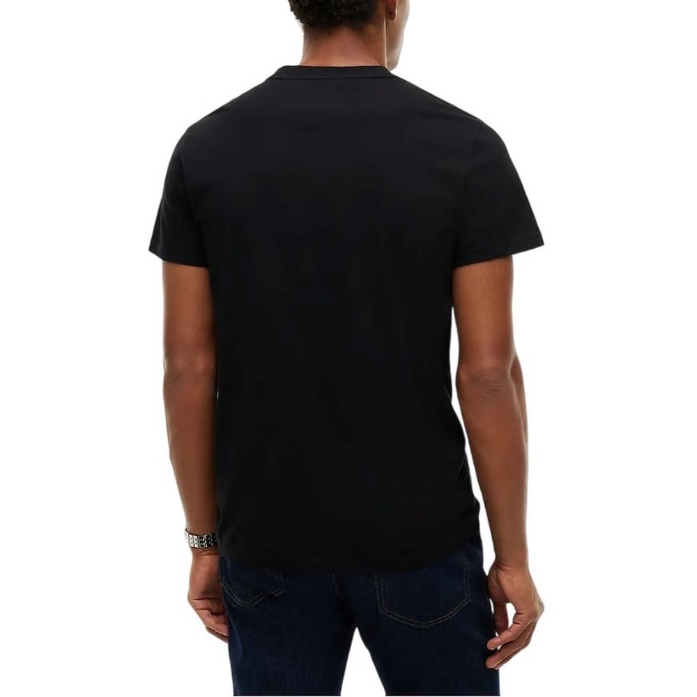 TOMMY JEANS SLIM DNA PLAY T-SHIRT ΜΠΛΟΥΖΑ ΑΝΔΡΙΚΗ BLACK