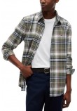 TOMMY JEANS REG FLANNEL CHECK SHIRT EXT ΠΟΥΚΑΜΙΣΟ ΑΝΔΡΙΚΟ OLIVE