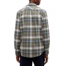 TOMMY JEANS REG FLANNEL CHECK SHIRT EXT ΠΟΥΚΑΜΙΣΟ ΑΝΔΡΙΚΟ OLIVE